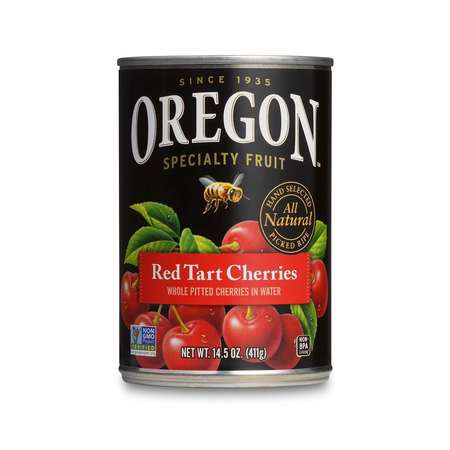 OREGON FRUIT PRODUCT Oregon Fruit Product Pitted Red Tart Cherries 14.5 oz. Can, PK8 51718